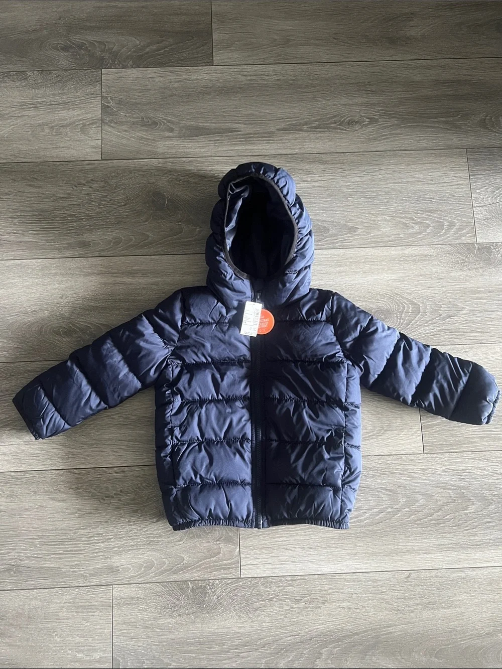The Children's Place Navy Hooded Puffer Jacket